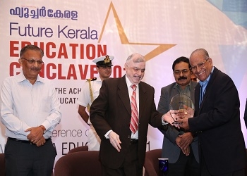 Prof. J. Philip, honoured with the Golden Leaf Excellence Award