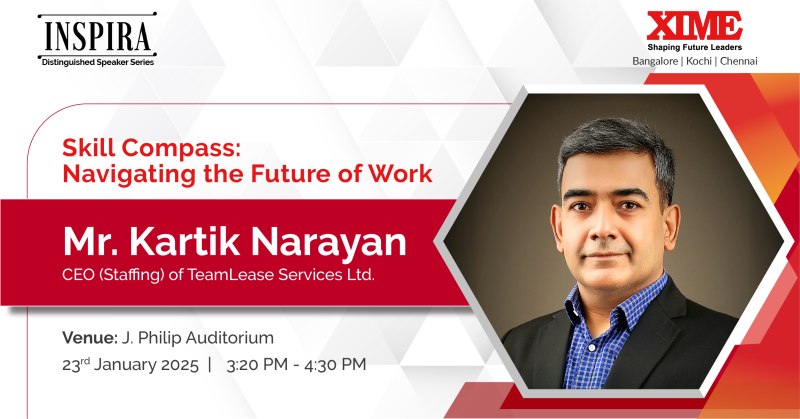 Inspira Speaker series Mr. Kartik Narayan